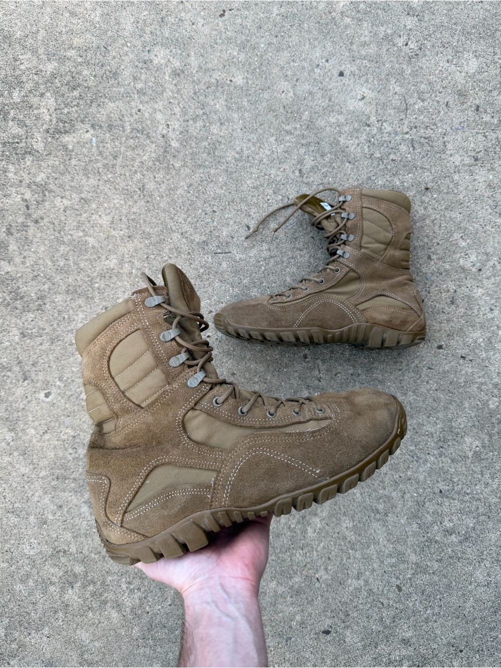 Belleville Sabre C333 Men's 8" Leather Nylon Soft Toe Assault Boots Size 11 R